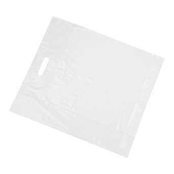 Hvide Plastbæreposer LDPE